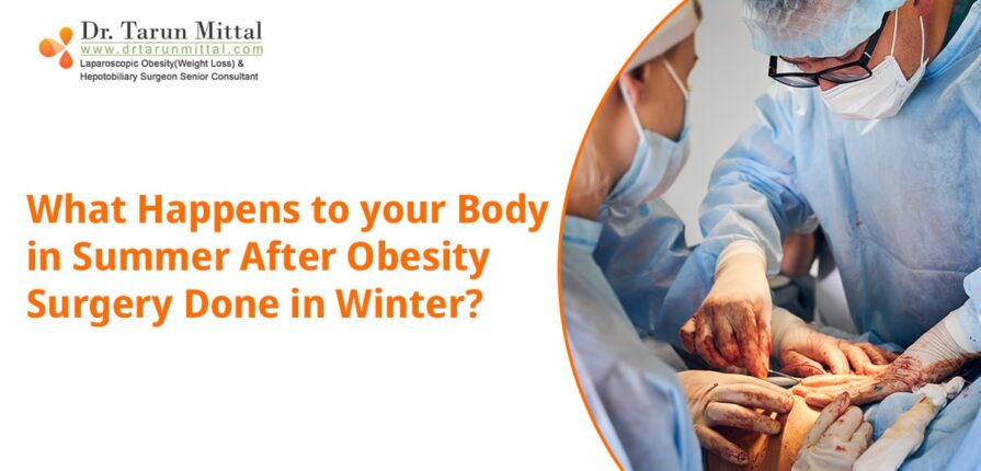 Summer effects after obesity surgery on the body