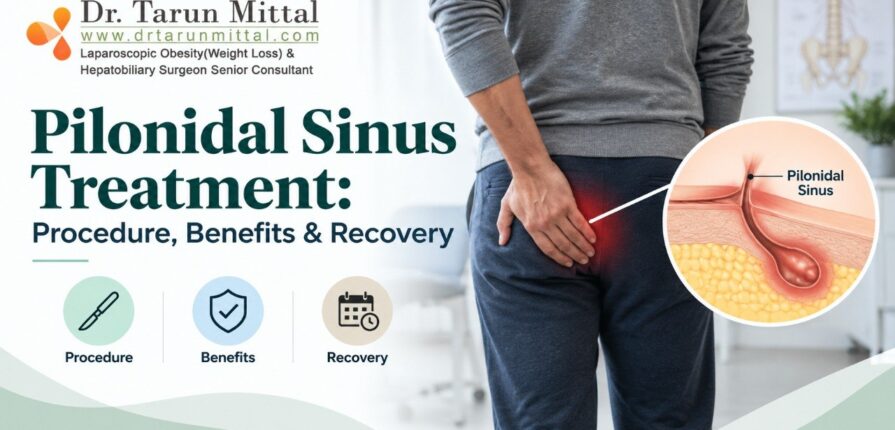 Pilonidal sinus treatment showing procedure, benefits and recovery